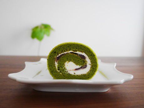 抹茶のロールケーキ♪