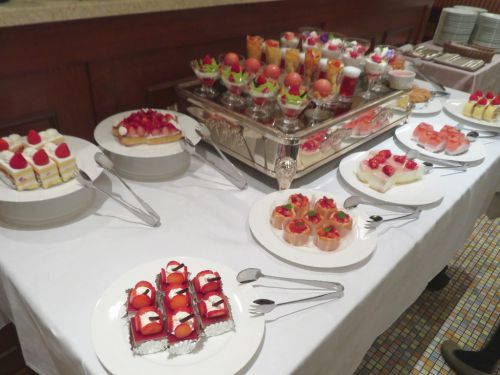 如水会館 「マーキュリー」 ケーキバイキング 苺づくしフェア(2018年5月)