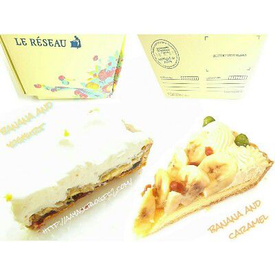 CHOCO BANANA (バナナ祭り)・神降臨~バナナと豆乳カスタードクリームのタルト&バナナのタルト ヨーグルト風味