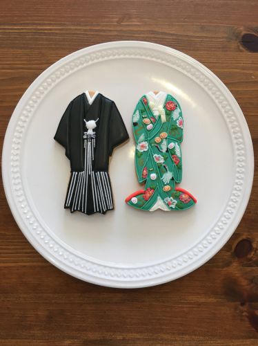 色打掛のクッキー