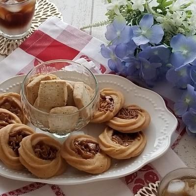 ロミアス風クッキーとあじさい