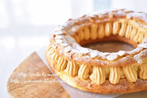 バースデーケーキのパリブレスト、そして、七夕の願いごと