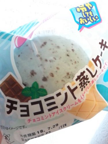 パスコ チョコミント蒸しケーキ