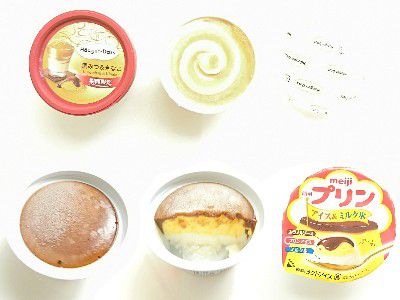 PUDDING LOVES(プリン好きのための)・SWEET氷(スイーツ氷)~プリン アイス&ミルク氷&CALPIS(カルピスコラボ)・カルピスコーンアイス~