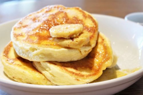 【お台場】bills ビルズお台場 リコッタパンケーキw/フレッシュバナナ、ハニーコームバター