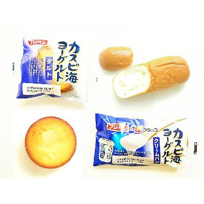 フジッコ監修・ねばりのチカラ~カスピ海ヨーグルトクリームパン&カスピ海ヨーグルトタルト~