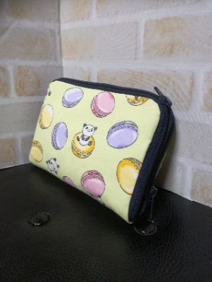 パンダマカロンダブルファスナーお財布