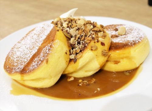 【大宮】幸せのパンケーキ 大宮店 シチリア産岩塩の塩キャラメルパンケーキ