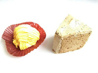 HOJICHA SWEET(愛♥ほうじ茶)・ほうじ茶シフォン&安納芋のモンブラン@コメダ珈琲店