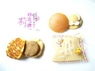 芋あんこ好きのための~鬼盛り!徳島県産なると金時の特盛り餡どら焼き 芋&徳島県産なると金時のスイートポテト生どら~@Châteraisé