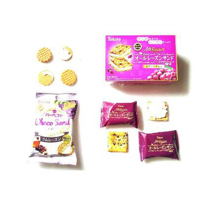 RAM RAISIN LOVE(ラムレーズン党)~HARVEST(ハーベスト・チョコサンド)~ラムレーズン& WELL MADE・オールレーズンサンド(ホワイトチョコ)~