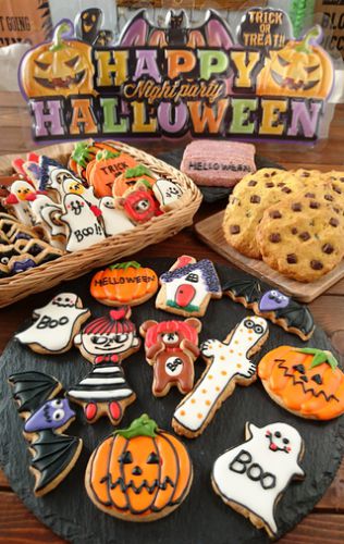 ハロウィンアイシングクッキー