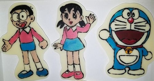 ★ドラえもんで誕生日ケーキ☆