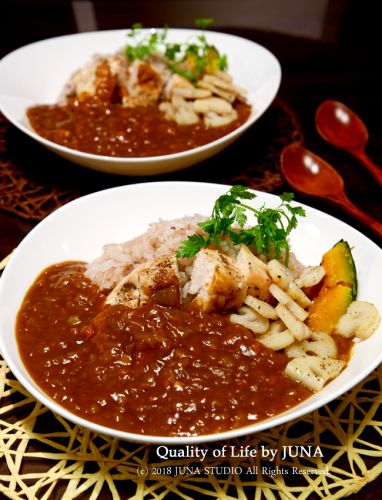 トッピング用カレーレシピ / 美しいケーキ