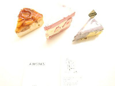 APPLE FAIR~アップルシナモンチーズケーキ&ジンジャーミルクティーチーズケーキ@AWORKS