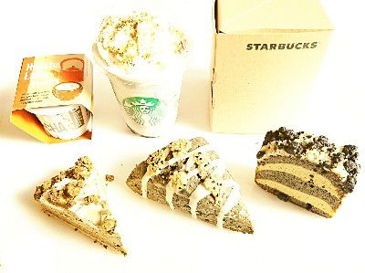 GOMA!!GOMA!!GOMA!!アメリカンスコーンGomaGomaGoma・コーヒー&エスプレッソケーキGomaGomaGoma・ゴマゴマゴマフラペチーノ~@STARBUCKS COFFEE