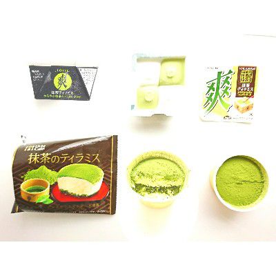 ICE CREAM WEEK!!(アイスクリーム部)×UCHI CAFE SWEET~抹茶ティラミスアイス&爽・抹茶ティラミス(かろやか抹茶&マスカルポーネ)~