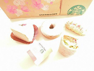 SAKURA SWEET(さくら収穫祭)・SAKURA FULL シフォンケーキ@STARBUCKS COFFEE