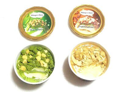 DECORATIONS(デコレーションズ)~アーモンドキャラメルクッキー&抹茶チーズケーキ@Häagen-Dazs(ハーゲンダッツ)~