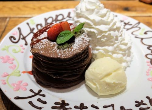 【銀座】エッグスンシングス Eggs'n Things銀座店 フォンダンショコラパンケーキ