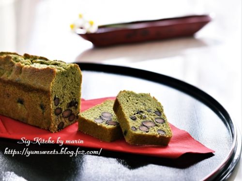 黒豆入り抹茶パウンドケーキ、そして、ドライフラワー