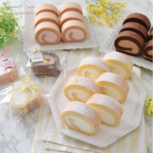 ロールケーキ3種♪