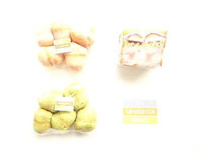 SAKURA SWEET(さくら収穫祭)×SANDWICH WEEK!!~神降臨・桜もちと抹茶のデザートサンドand桜の米粉プチパンand抹茶の米粉プチパン~