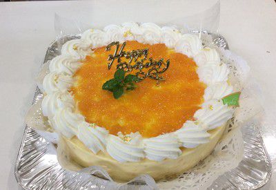 たんかんレアチーズケーキを・・・・