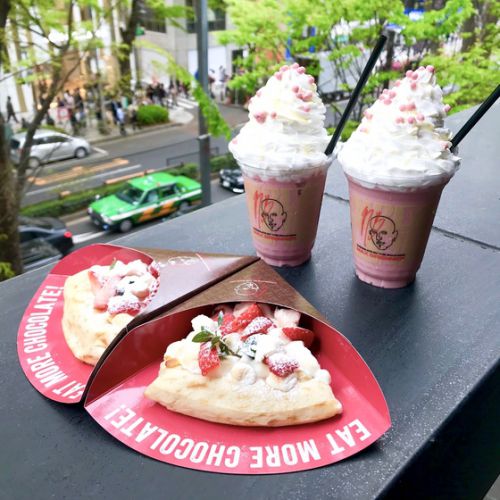 チョコレートピザ × クリームチーズのコラボ!