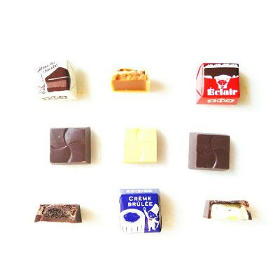 TIROL CHOCO(チロルチョコ)チョコっとフランス気分(エクレア・クレームブリュレ・ガトーショコラ)