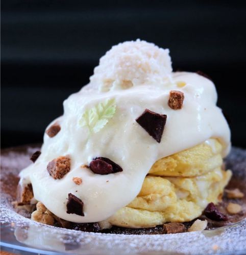 【銀座】Parlor Vinefru銀座 パーラービネフル銀座 冷製バスクチーズパンケーキ
