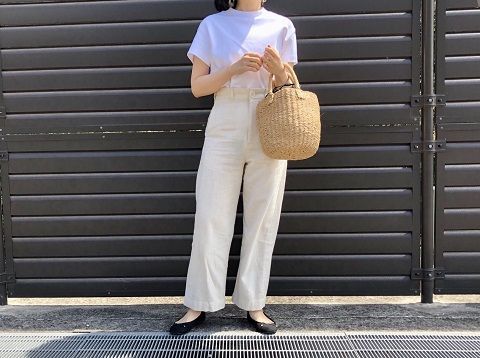 これからの暑い時期にぴったりのプチプラ涼感コーデの紹介!GUのスムースTはやっぱり優れものですね♪
