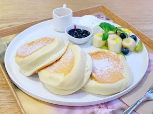 【韓国 ソウル】イニスフリーグリーンカフェ innisfree green cafe スフレホットケーキ
