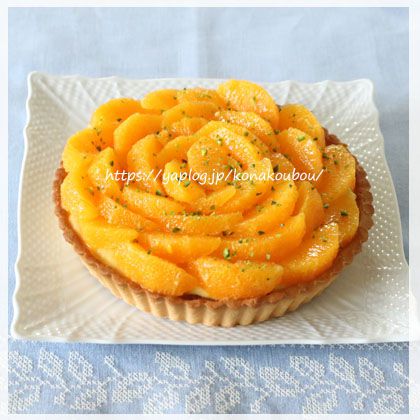 7月のお菓子・オレンジのタルト