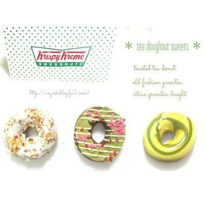 GREENTEA FESTLVAL(ほうじ茶オールドファッション
・#シトラス グリーンティー リング
・宇治抹茶 クリーム&ストロベリー
・宇治抹茶オールドファッション)KRISPY KREAM DOUGHNUTS(クリスピークリームドーナツ)