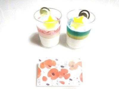 ✩七夕スイーツ2019×CHOCO MINT LOVES(チョコミント党)・エトワール(織姫(栗きんとん・トロピカル)彦星(栗きんとん・ライチココナッツ))@恵那川上屋