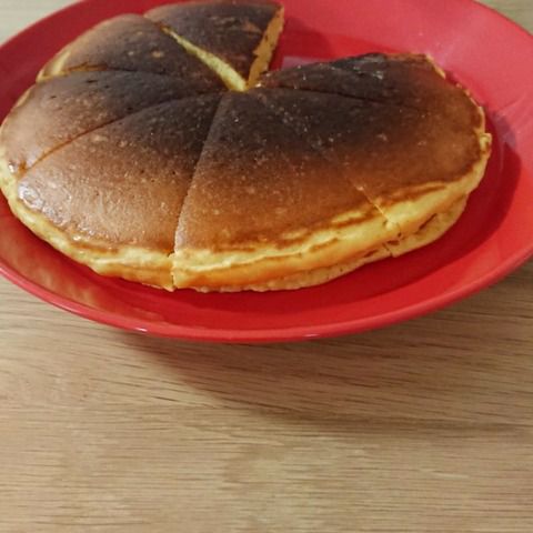 【おうちカフェ】ホットケーキ&バナナラテコーヒースムージー♪