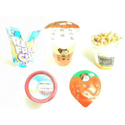 ICE CREAM WEEK!!(アイスクリーム部)・ラムレーズンバー&タピオカ風ゼリー入り紅茶ラテバー&ナタデココ入り杏仁豆腐バー@Châteraisé