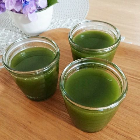 【おうちカフェ】Meijiスーパーカップ(超バニラ)と手作り抹茶ゼリーでパフェを作りました♪