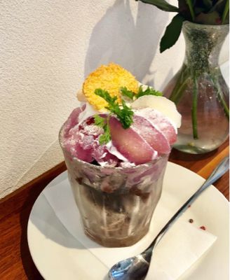 ユリイカの桃パフェと嬉しい時間