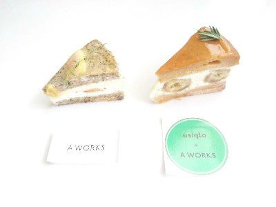 PEACH!PEACH!PEACH!桃好きのための・ピーチティーサンドチーズケーキ&塩キャラメルバナナチーズサンドケーキ