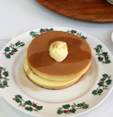 六花亭のホットケーキと六花氷