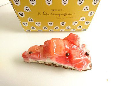 夏パン祭り ×CHOCO MINT LOVES(チョコミント党)・tarte a la pasteque(タルトアラパステーク・スイカのタルト)&ショコラマントタルト(チョコミントタルト)@A LA CAMPAGE(アラカンパーニュ)