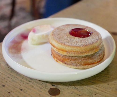 【オーストラリア メルボルン 】St Ali Coffee Roasters セントアリ コーヒーロースターズ ジャムドーナツホットケーキ
