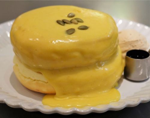 【池袋】RAINBOWPANCAKE レインボーパンケーキ西武池袋店 かぼちゃのパンケーキ