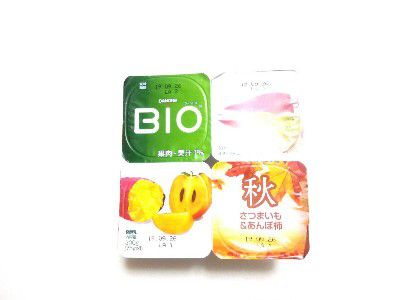 DANON BIO(スイートポテト風さつまいも&あんぽ柿)&&みかん@ダノン