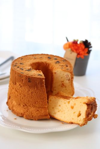 Wアプリコットのシフォンケーキ♪