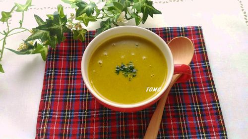 冬至&クリスマスにも♪生クリーム不要!かぼちゃの豆乳和風ポタージュ