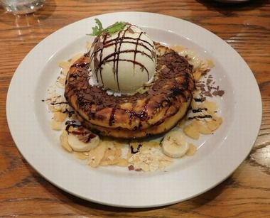 いしがまやハンバーグ グランデュオ立川のパンケーキ
