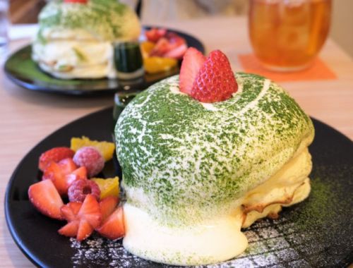 【北千住】茶香 ちゃか 1月限定 翠パンケーキ